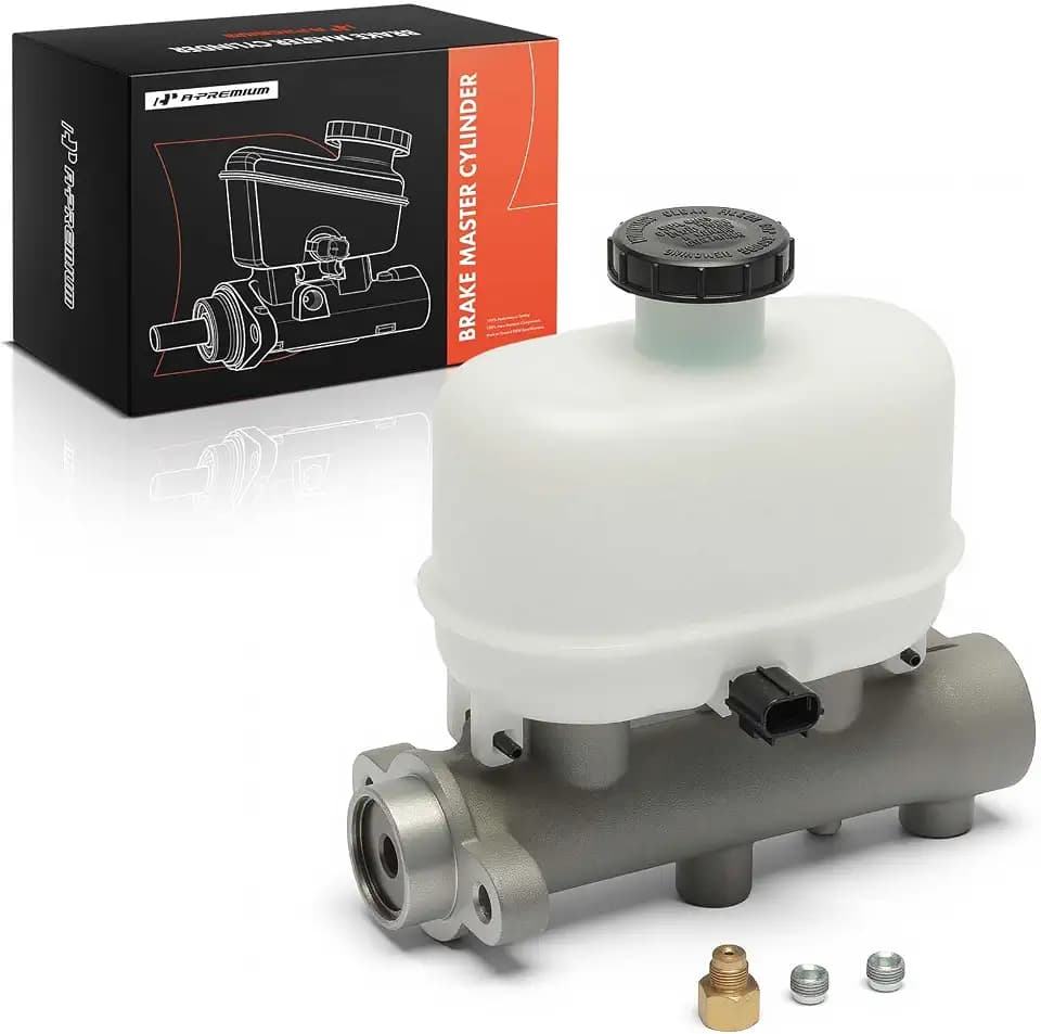 A-Premium Brake Master Cylinder with Reservoir and Sensor