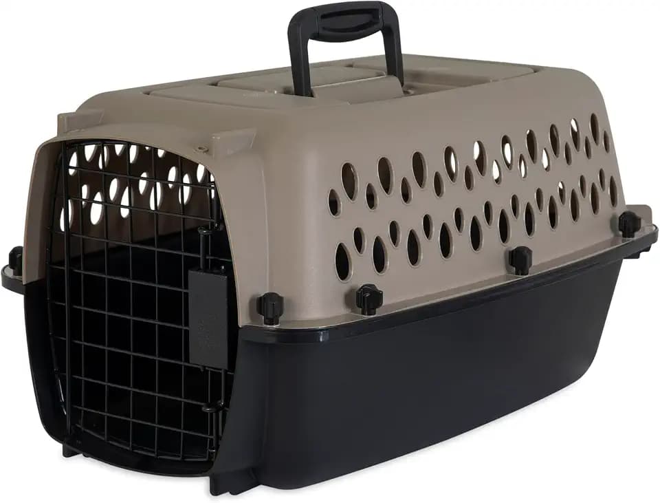 Petmate Vari Dog Kennel, Carrier, XS 19in, Up to 10lbs, Taupe