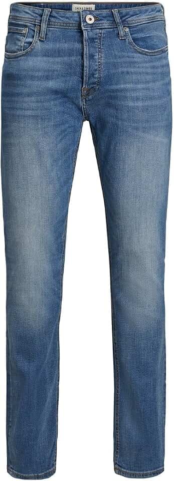 JACK & JONES Male Slim Fit mit geradem Bein JJITIM JJORIGINAL AM 781 50SPS NOOS Slim Fit mit geradem Bein