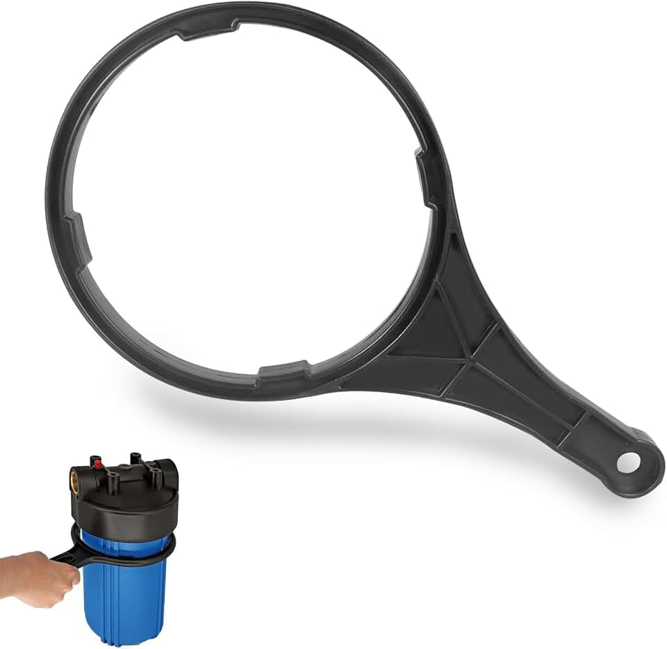 6.26 In Durable Water Filter Wrench Compatible with Big Blue-Style Filter