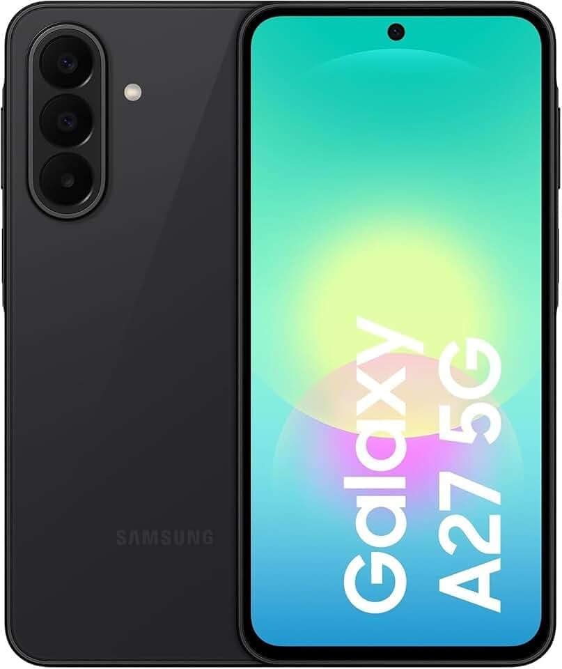 Samsung Galaxy A27 5G 17 cm [6.7] Doppia SIM Android 16.0 USB tipo-C 6 GB 128 GB 5000 mAh Nero (Samsung A27 5G A276B/DS 6/128gb Black)