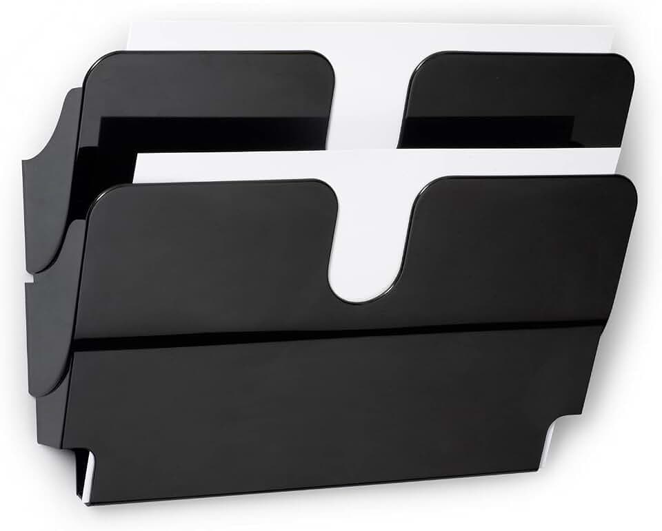 Durable Prospektspenderset FlexiPlus 2 A4 Querformat, 1 Set, schwarz, 1709014060