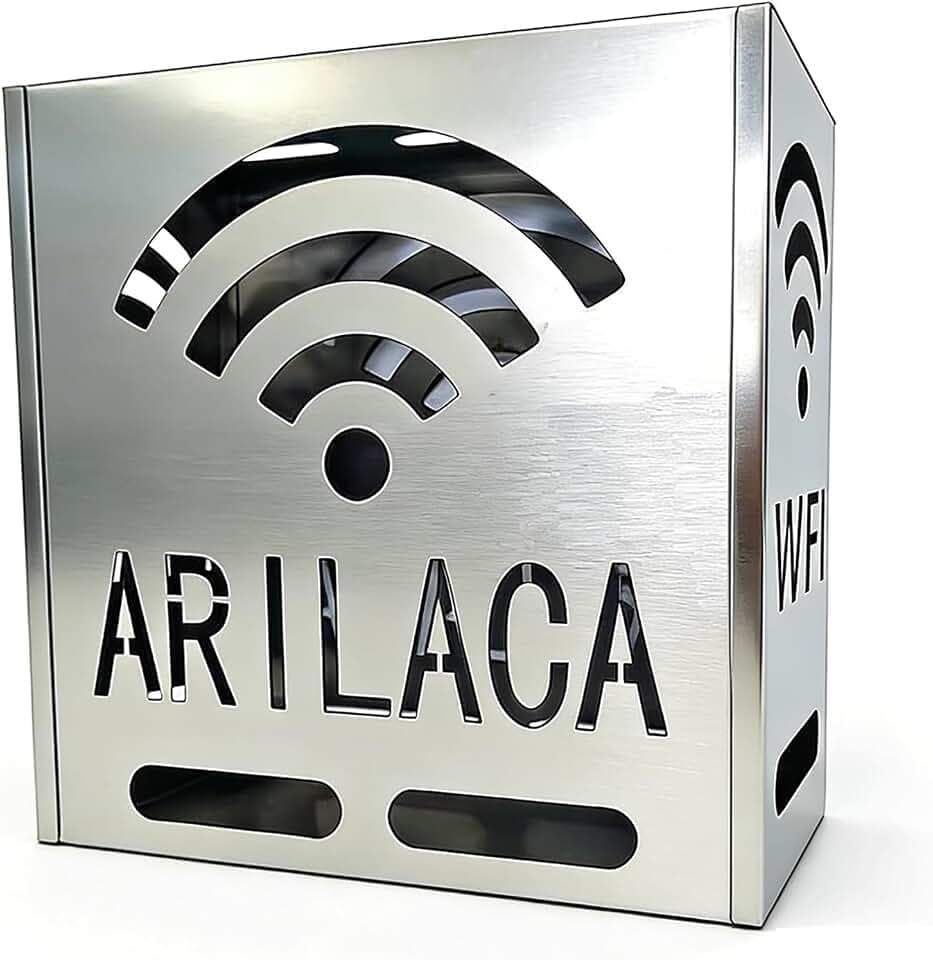 Large WiFi Router Cover Shielding Modem Shelf WiFi Router Box Hider E mf Faraday Cage E Mf Blocker for Home W iFi R outer Storage Cabinet
