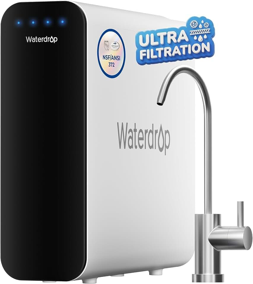Waterdrop TSU 0.01 Micron Ultra Filtration Under Sink Water Filter System