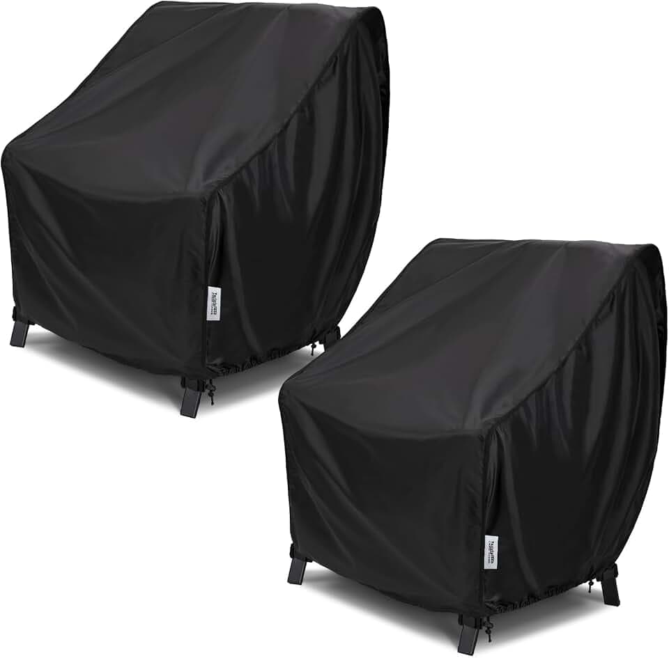 Oversized Outdoor Chair Cover Waterproof Fit 40W x 40D x 36H in