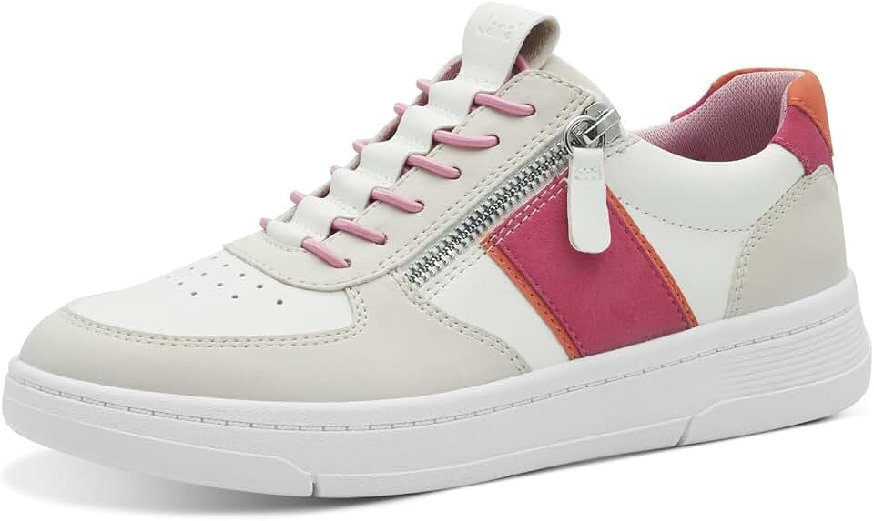 Jana Damen Sneaker flach Freizeit Vegan