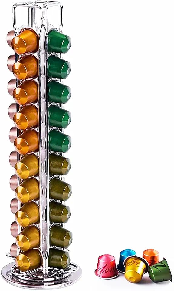 Wdmiya Nespresso Kapselhalter (40 Stück), Drehbar Kapselständer