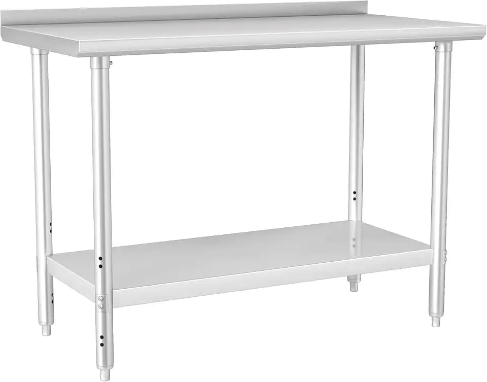 Hardura Stainless Steel Prep Table 24x48 Inch