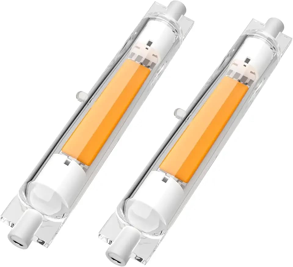 R7S LED 118mm Dimmbar, LED R7S 118mm 30W Ersatz für Halogenstab 300W,Stab Warmweiß 3000K 3000LM, Kein Flackern, 360°Abstrahlwinke, 2er Pack