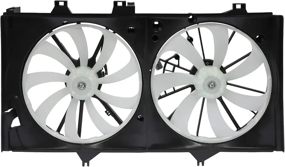 SCITOO 620594 Dual Radiator Condenser Fan Assembly Compatible with Toyota