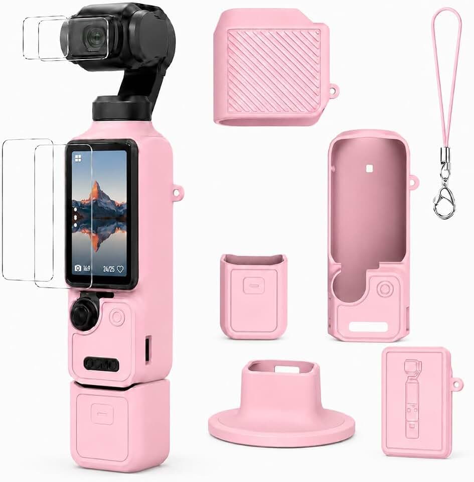 Silikon Hülle für DJI Osmo Pocket 4 (Rosa)