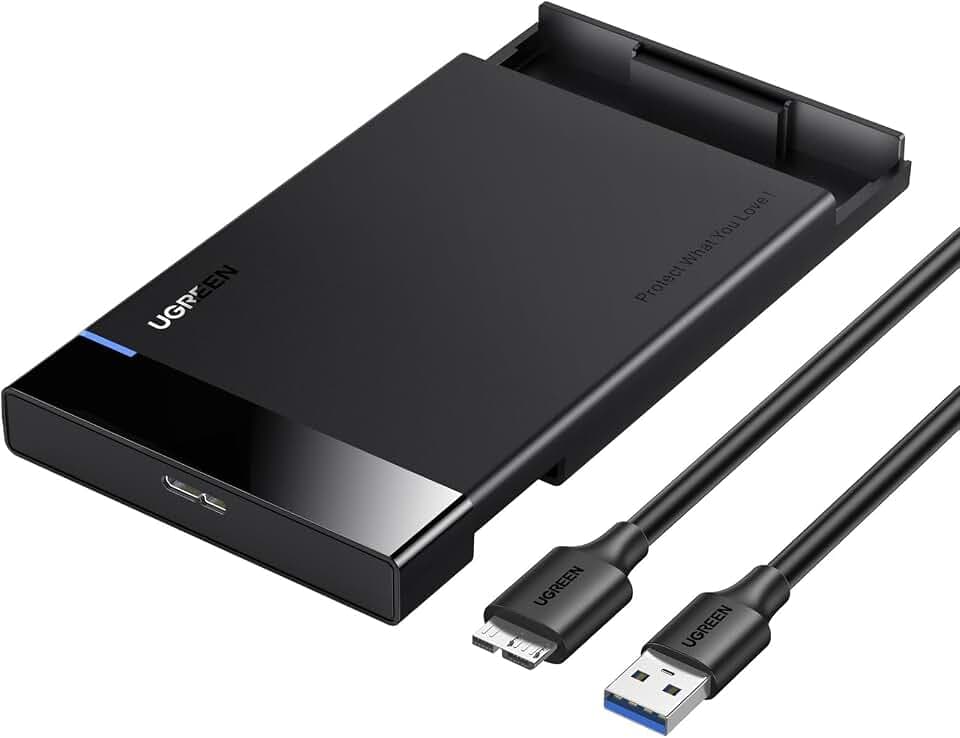 UGREEN Festplattengehäuse 2,5 Zoll 5Gbps Externes Gehäuse