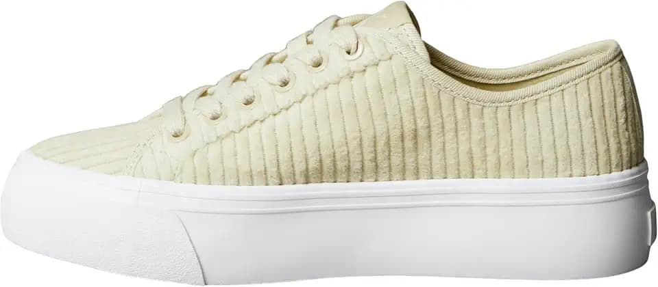 Calvin Klein Damen Vulc Flatf Lace Up Corduroy Ck Yw0yw02005 Low Top