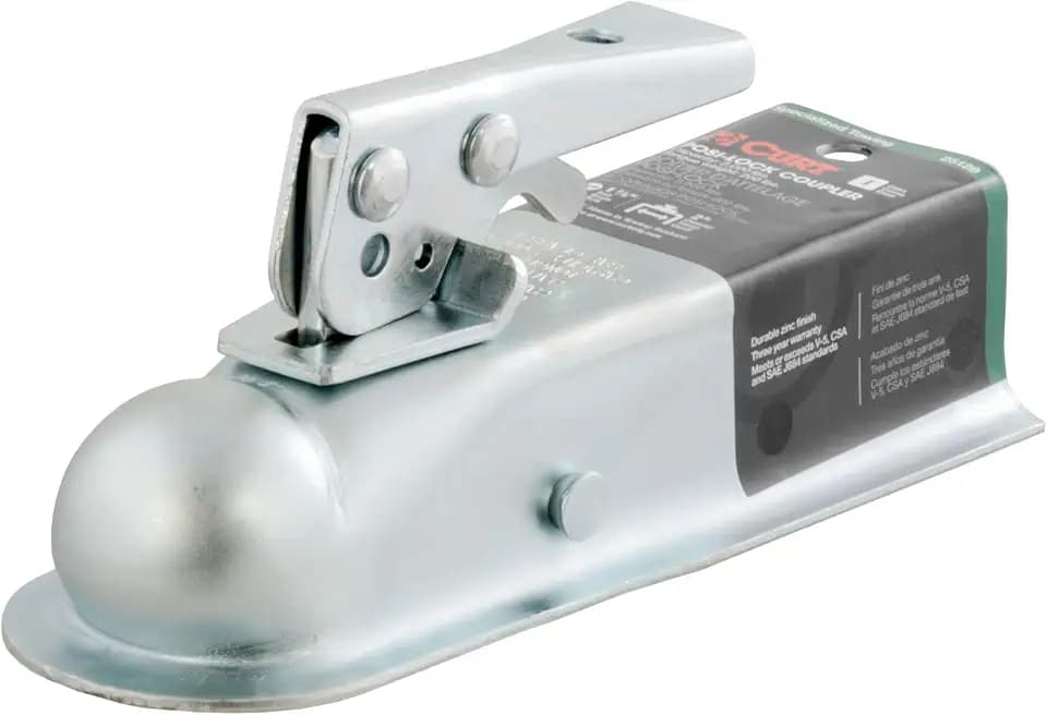 Curt Manufacturing K-5128 Class 1 2000 Gtw 1 7/8 in Ball 2 in Channel Zinc Plated