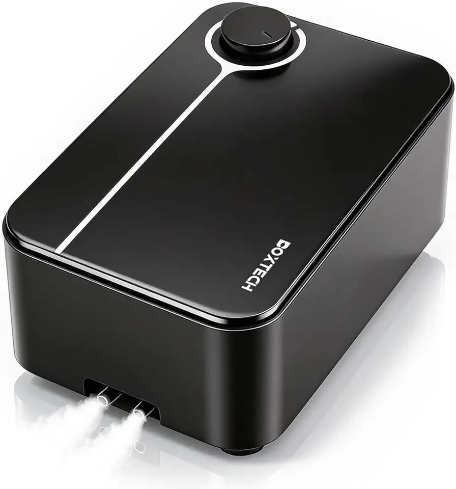 Boxtech Aquarium Luftpumpen 2W/5W/8W/10W，Leiser Sauerstoffpumpe Einstellbare Membranpumpe für Aquarien 50-500L,stabile Luftversorgung für Fischbecken