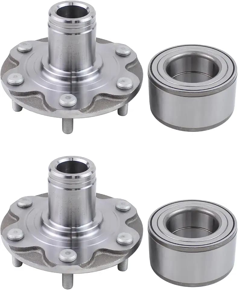 Pair Front Wheel Hub & Bearing Assembly for Toyota Sequoia 2001-2007