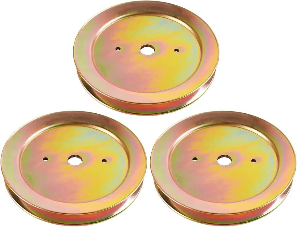 3 Pack 539113300 Genuine Lawn Tra ctor Spindle Pulley Compatible with Fits Hus qvarna EZ6124 MZT61 MZ61 MZ6125 and More Lawn Mower