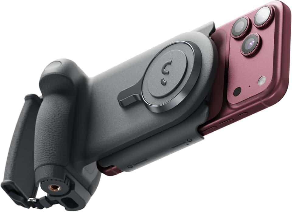 ShiftCam ProGrip Mobile Battery Grip for Smartphones, Qi Charging