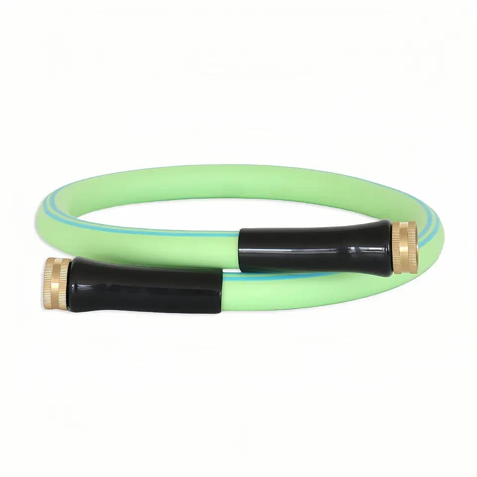 Atlantic 4 ft Female to Female Garden Hose, Green 5/8" Leader Water Hose