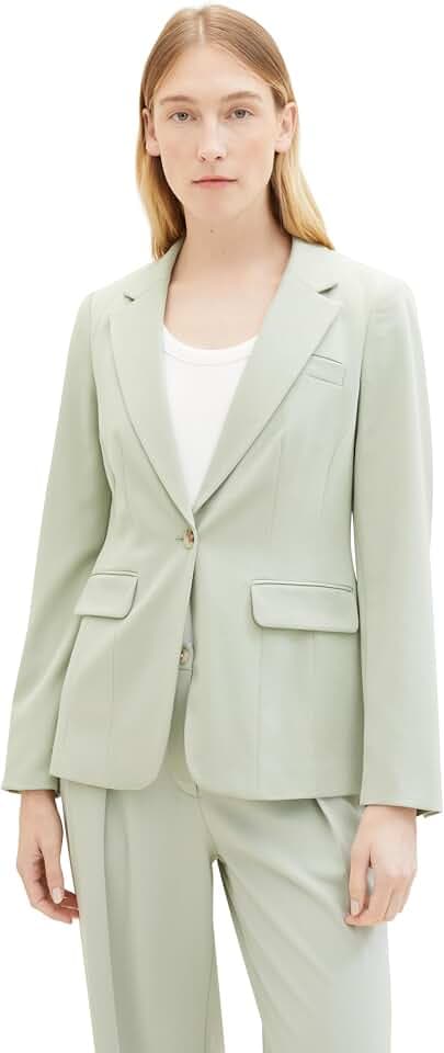 Tom Tailor Damen 1040327 Blazer (1er Pack)