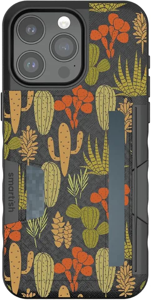 Smartish - Prickly Personality - iPhone 13 Pro Wallet Case - Wallet Slayer Vol 1 [Slim + Protective] Credit Card Holder - Fits iPhone 13 Pro