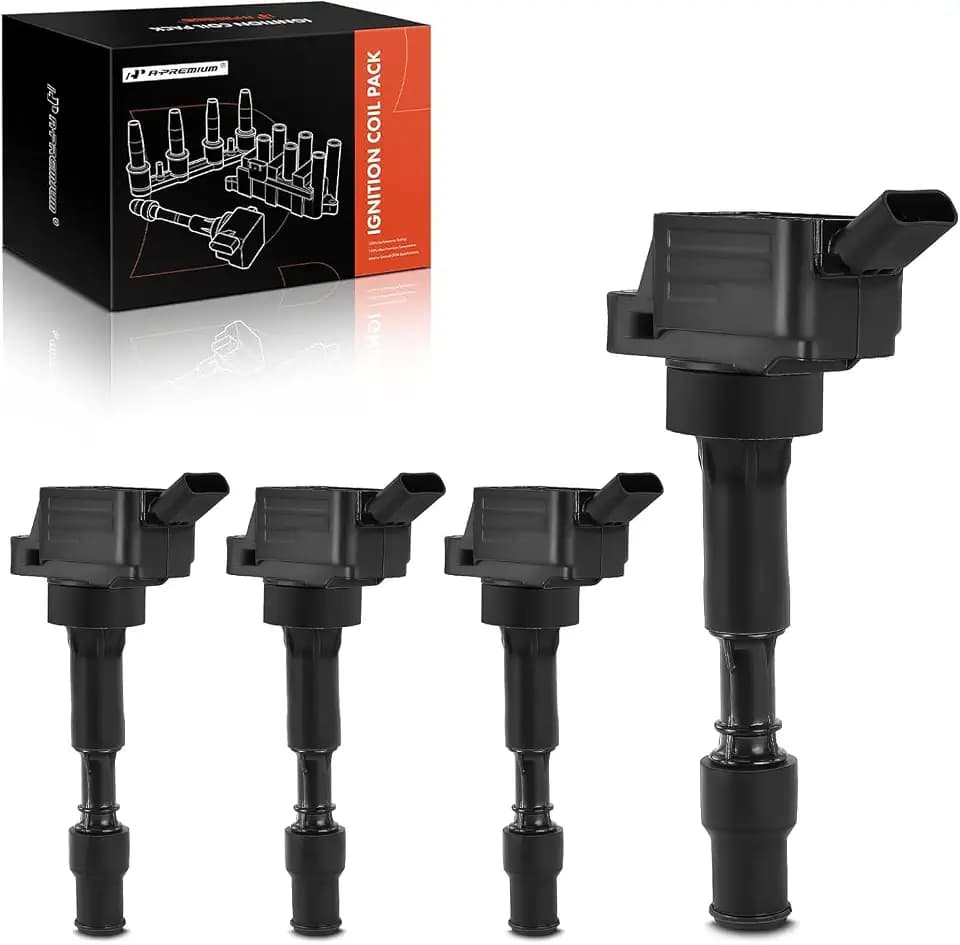 A-Premium Set of 4 Ignition Coil Pack - 4-Pins