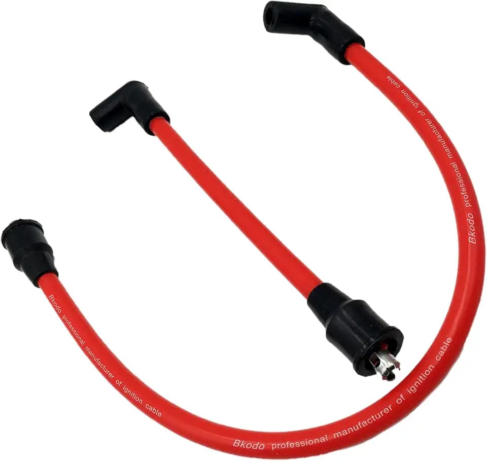 10mm Spark Plug Wires Compatible with Harley-Davidson Softail 1984-1999 FXST/FLST