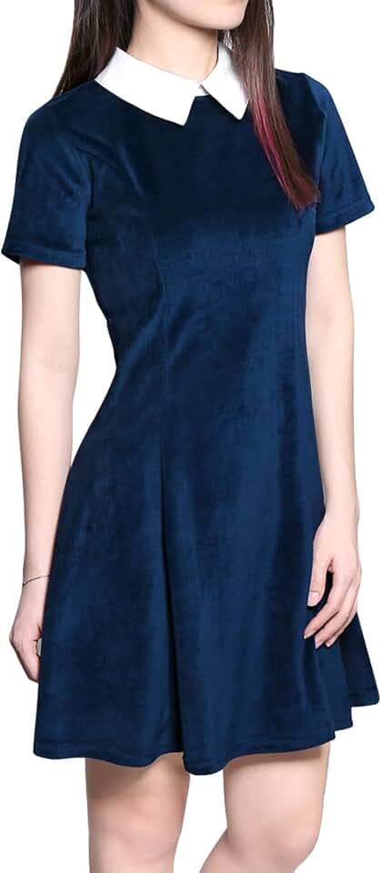 Allegra K Damen Vintage Dress A-Linie