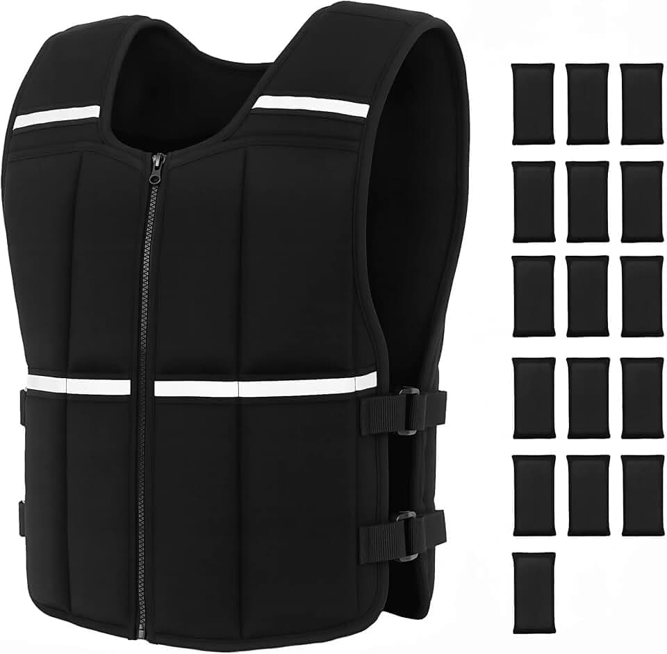 Adjustable 2‑35 lbs Soft Weighted Vest