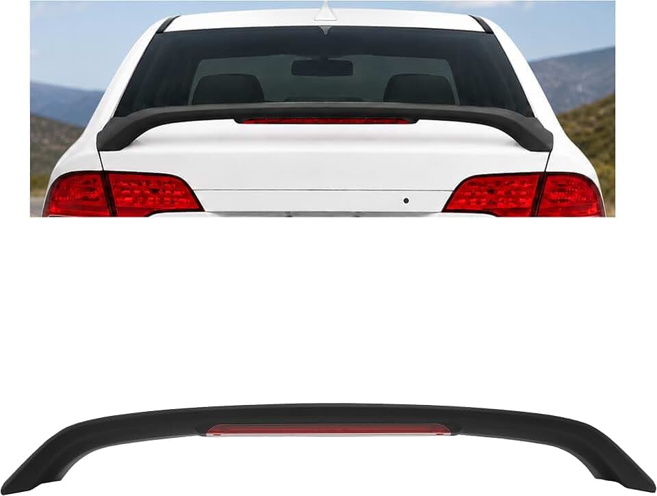 ECOTRIC Trunk Spoiler Wing Compatible with 2013-2015 Civic 4DR SI Sedan