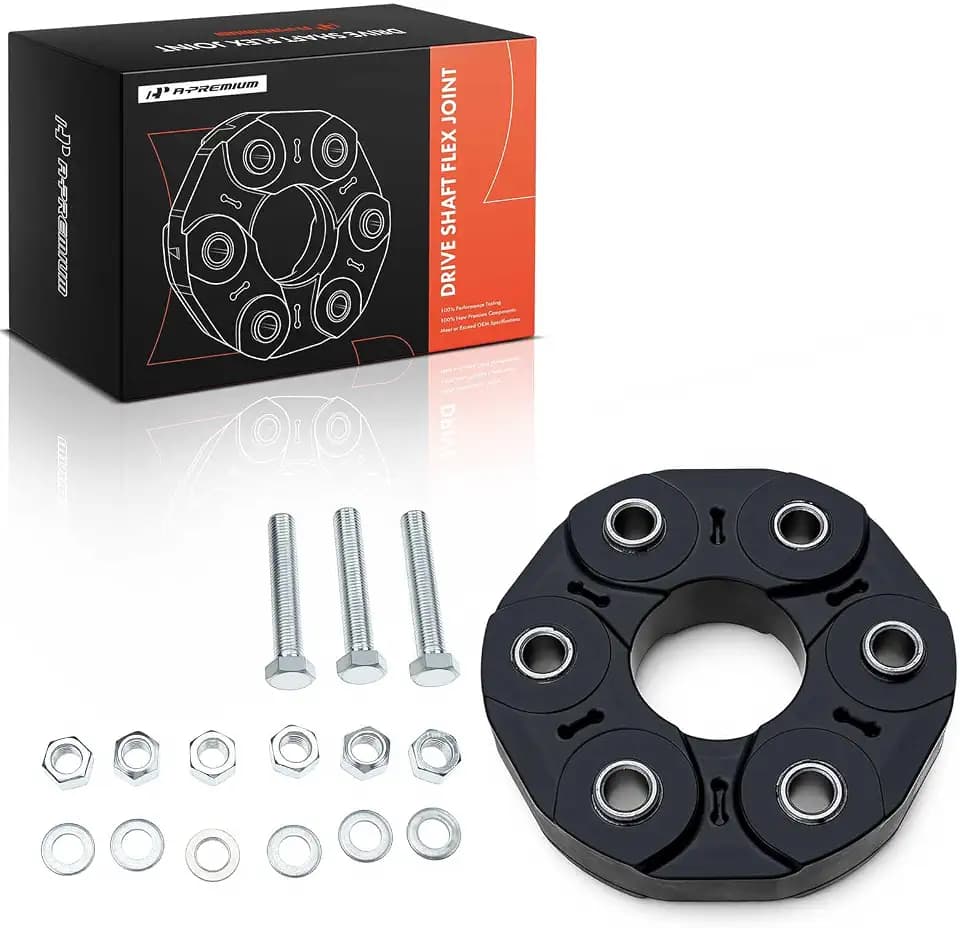 A-Premium Drive Shaft Coupler Flex Joint Propshaft Coupling with Bolts