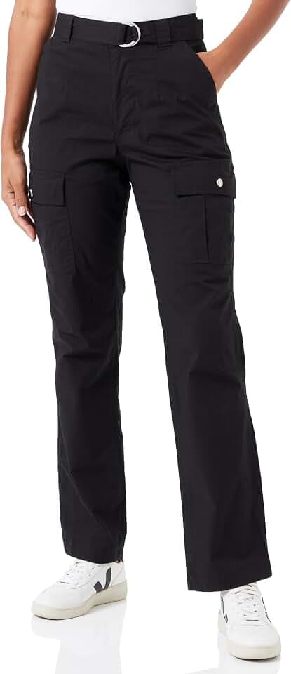 DKNY Damen Pants Belted Cargo Pants