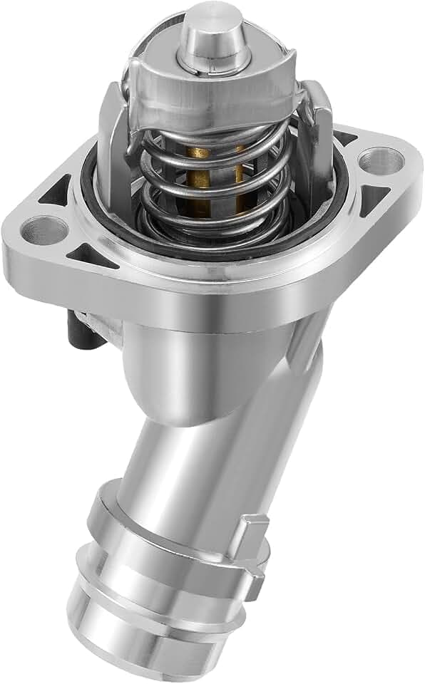 BDFHYK 902-5210 Upgrade Aluminium Coolant Thermostat Housing Assembly Compatible with Hyundai Elantra Elantra GT Kona Veloster, Compatible with Kia Forte Forte5 Seltos Soul
