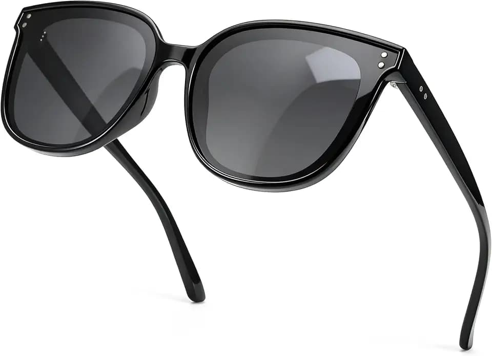 SIPHEW Women's Polarized Sunglasses - Oversized Frame w UV400 Protection