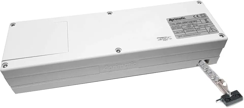 Aprimatic Apricolor Varia – Linearer Kettenantrieb – Elektromotor 24 V – zum Öffnen von Türen und Fenstern – 230 V – Weiß