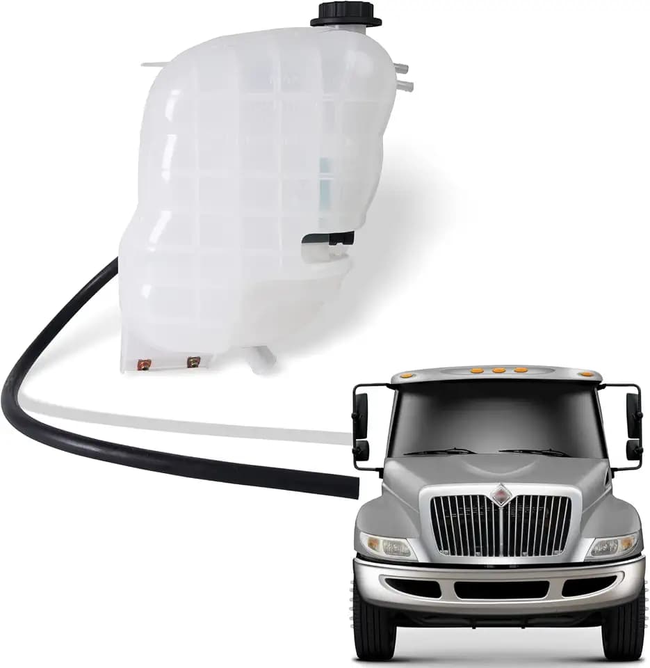 Engine Coolant Reservoir Tank, Heavy Duty Pressurized Coolant Reservoir Compatible with IC Corporation International Harvester 2002-2018 Replace 603-5104 2602943C91