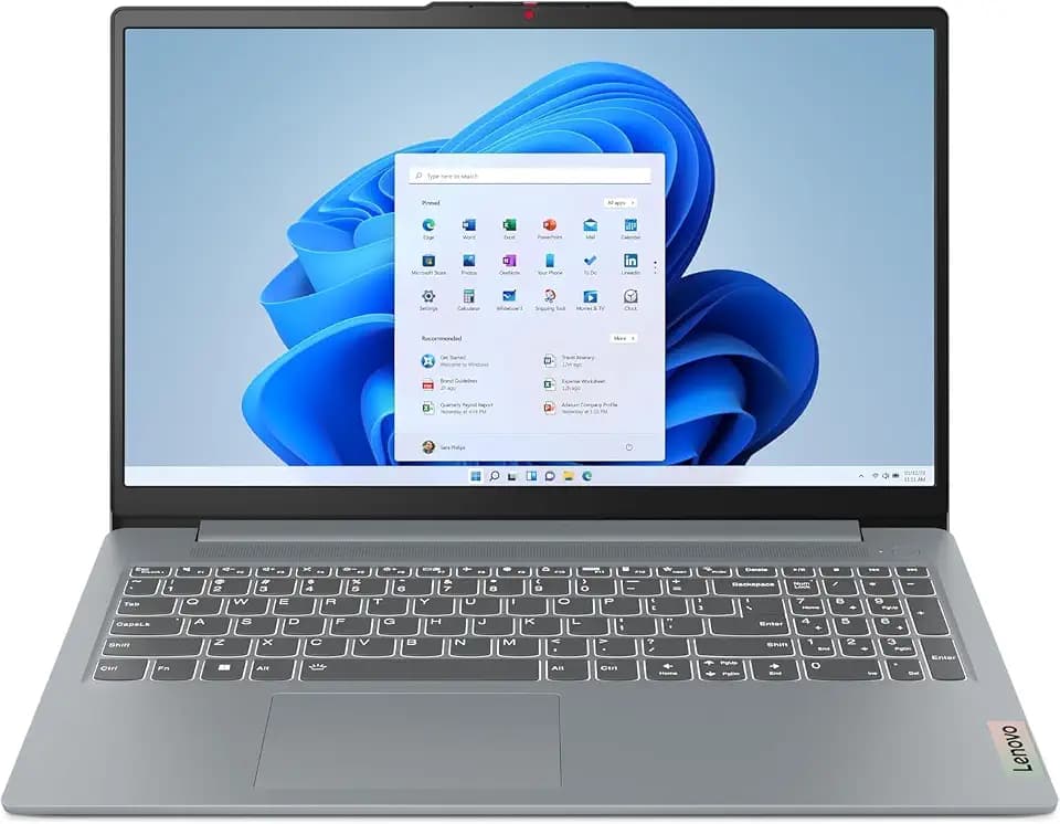 Lenovo IdeaPad Slim 3 15ABR8 2025 Business Laptop 15.6" FHD IPS Touchscreen 8-Core AMD Ryzen 7 5825U 16GB DDR4 512GB SSD AMD Radeon Graphics Wi-Fi 6 Win11 Home w/ONT 32GB USB