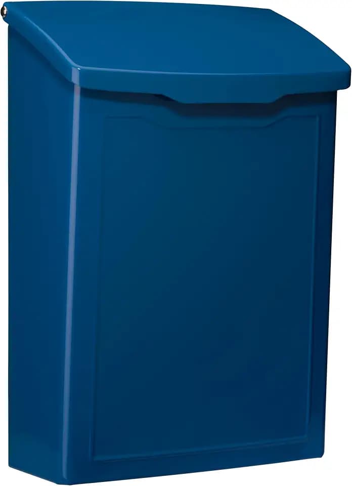 Architectural Mailboxes 2681BE Marina Wall Mount Mailbox, C1, Blue