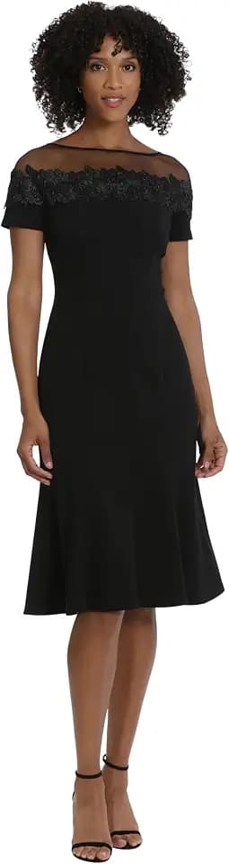 Maggy London Women's Maggy London Women's Dresses Illusion Dress Occasion Event Party Holiday Cocktail Guest of Wedding