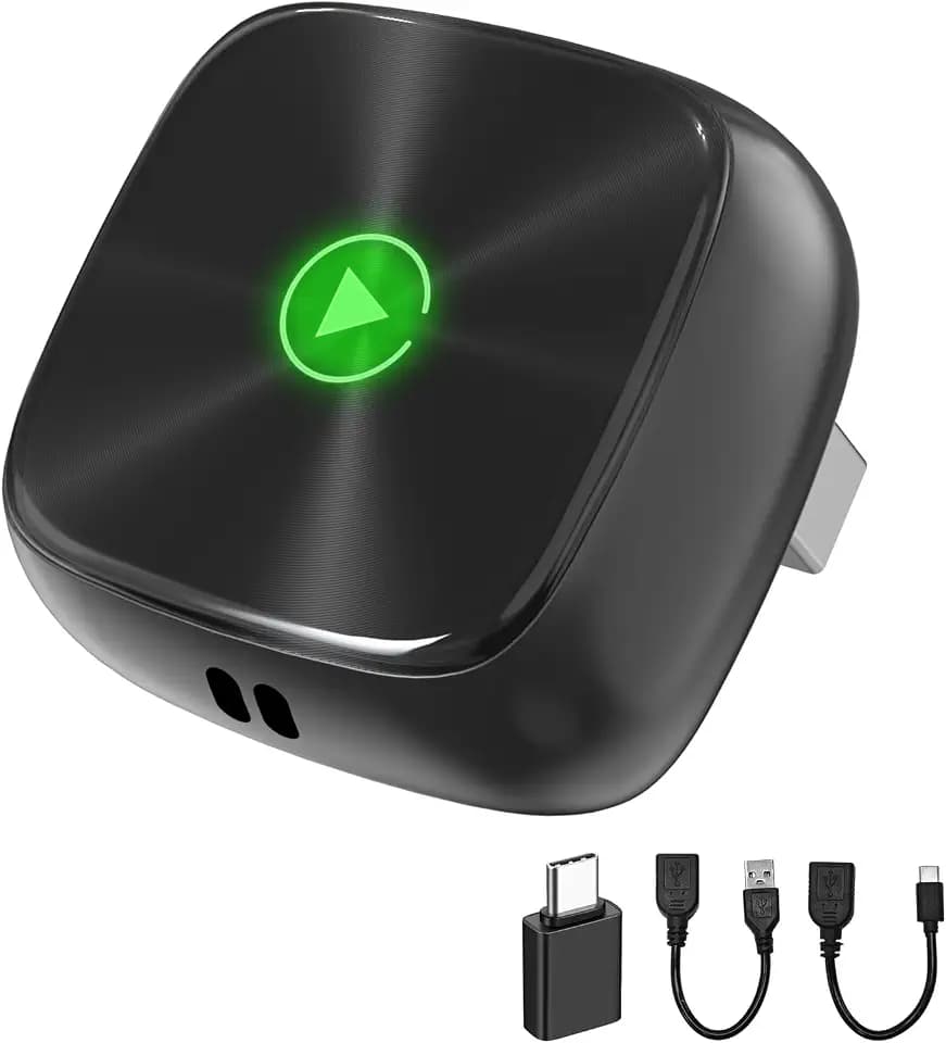 2-in-1 Wireless CarPlay & Android Auto Adapter, Mini Dongle