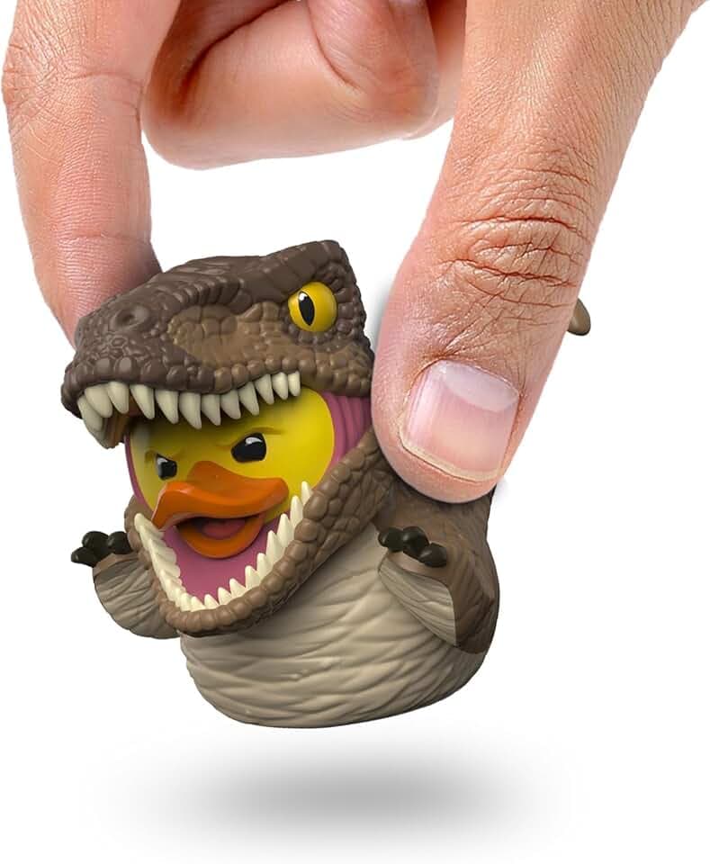 TUBBZ: Jurassic World - Velociraptor Mini Rubber Duck Collectible Toy 2"