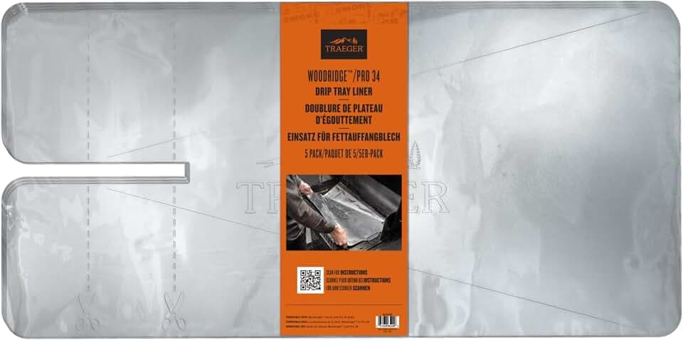 Traeger Grills Woodridge and Pro 34 Drip Tray Liner