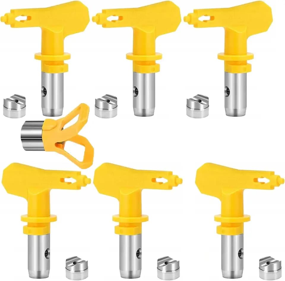 6 Stück Airless Düse mit Spitzendichtung Typ 515 517 519 521 523 525