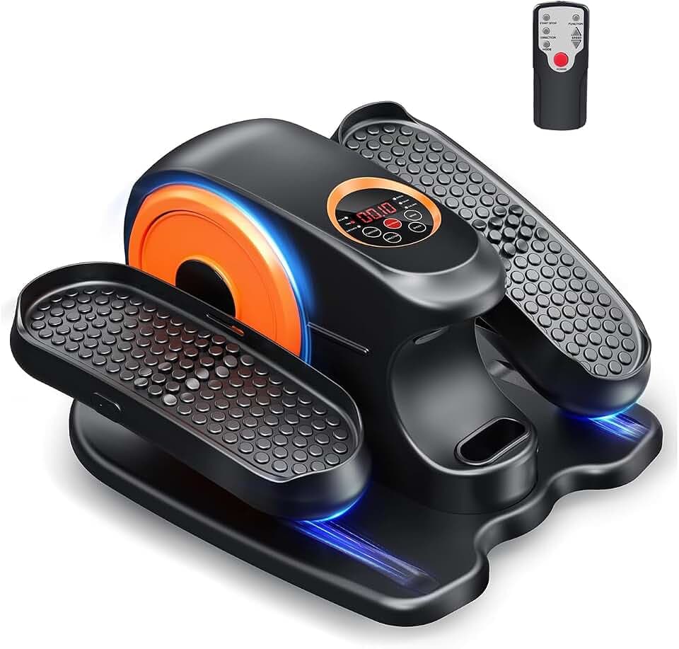 GUGTTR Under Desk Elliptical Machine, Low Impact Leg Exerciser for Seniors