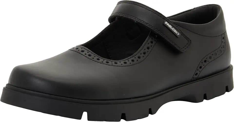 Pablosky SAPIENS 360015 Uniform-Schuhe, Schwarz, 30 EU Ancho