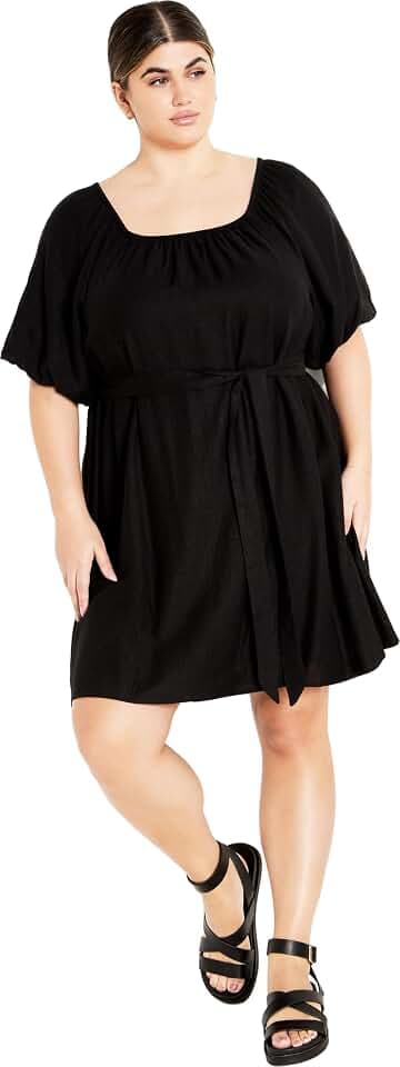 City Chic Women's Plus Size Uptown Mini Dress