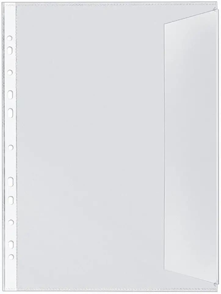 Veloflex 5340000 Dokumentenhüllen DIN A4, PP, 130my, dokumentenecht, transparent (2 x 10er Packung = 20 Hüllen)