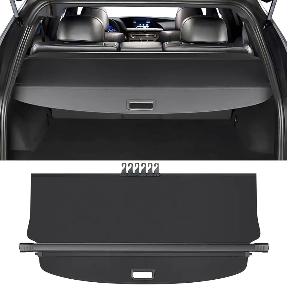 Canvas Cargo Cover for Lexus RX270 RX350 RX450h 2010-2014 2015,Retractable Trunk Shielding Shade for Lexus RX Accessories,Cargo Luggage Cover