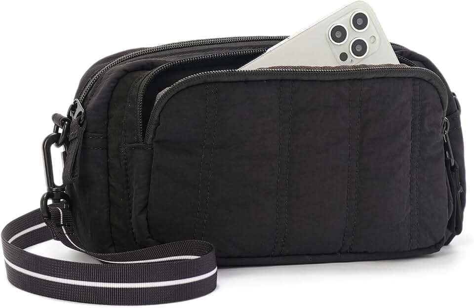 ACUARIO Crossbody Purses for Women, Mini Crossbody Bags, Puffy Shoulder Handbag for Travel with RFID Blocking Slots