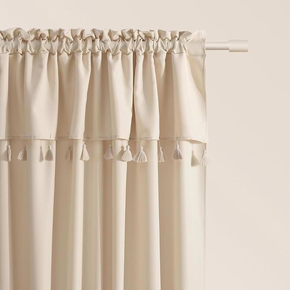 room99 Vorhang mit Kräuselband Astoria 140 x 260 cm Breite x Höhe Schiebegardinen Modern Curtain Wohnzimmer Schlafzimmer Creme, 1 Stück